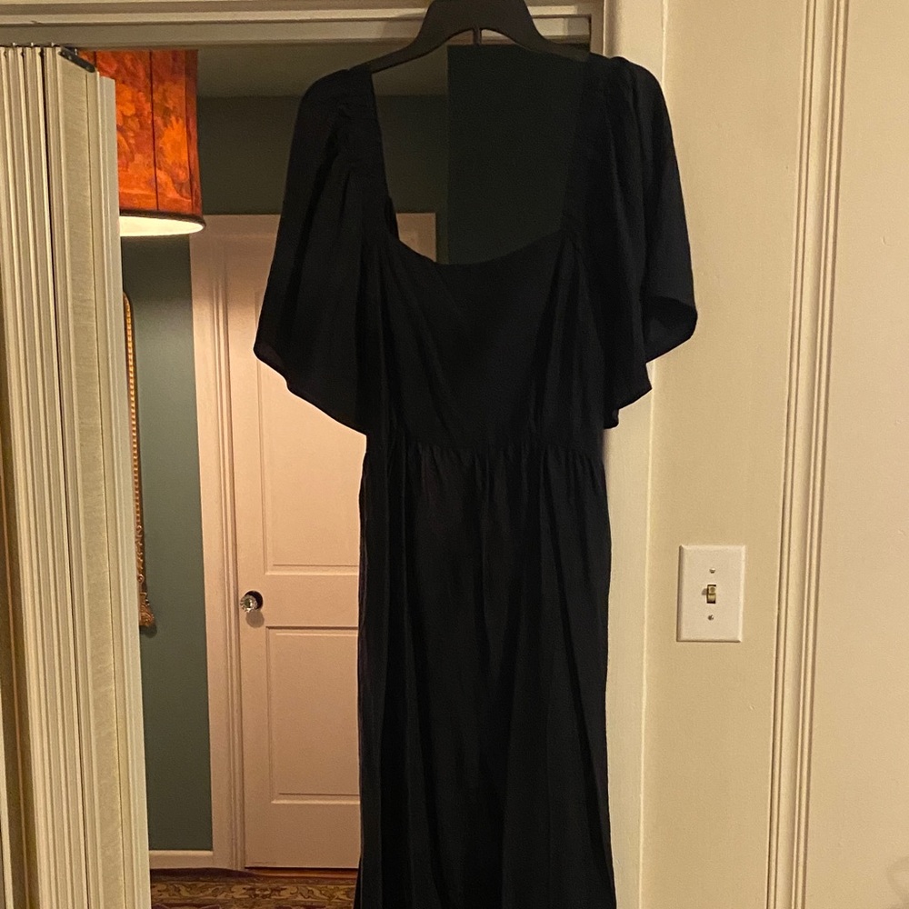 a new day Elegant Black Backless Dress